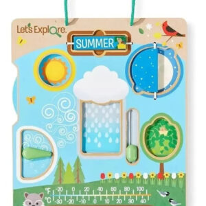 Melissa & Doug- Juego De Aprendizaje Tabla Meteorológica