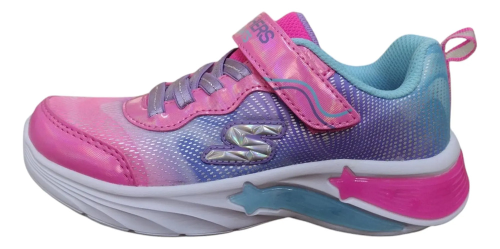 Tenis Skechers Para Niñas Con Luz Modelo Hotpink/318297 - Image 7