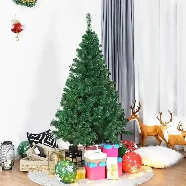 Árbol De Navidad Sin Luces Costway Cm19724 Altura 2.40m Verde - Image 2