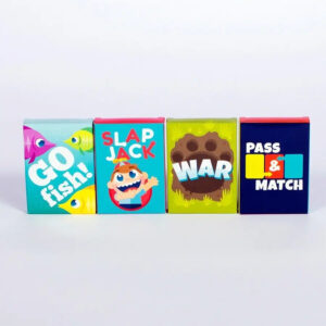 Chuckle & Roar - 4 Juegos De Cartas Preescolar En Inglés