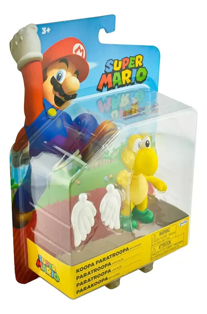 Figura Articulada Tortuga Paratroopa 9cm Super Mario Bros Jakks - Image 3