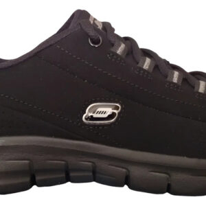 Tenis Originales Skechers Trend Setter Nobuck 11717/bbk Negro Gamusa 4.5 Mx