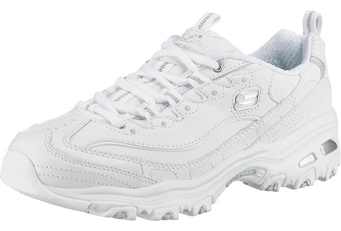 Tenis Skechers Originales D' Lites 11420-wsl Blanco Lisa 4,0 Mx - Image 5