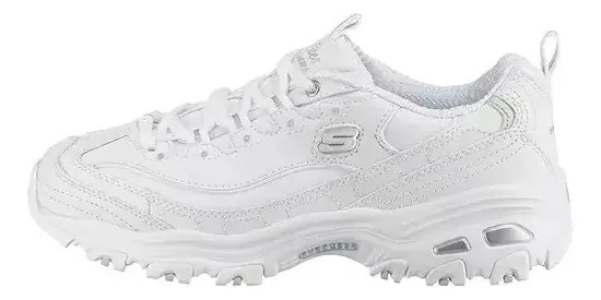 Tenis Skechers Originales D' Lites 11420-wsl Blanco Lisa 4,0 Mx