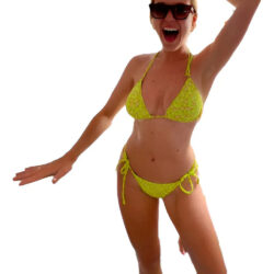 Bikini Aerie String Cheeky American Eagle Talla Xl Verde Fluorescente Xl