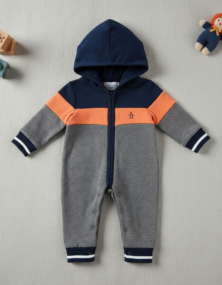 Mameluco Original Penguin Modelo Opb095rp Grey Multi - Image 2