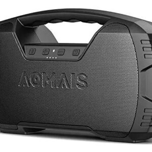 Bocina Bluetooth Aomais Go-jr 25w Hasta 40hrs Resiste Agua  Negro