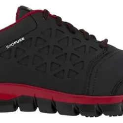 Tenis Reebok De Trabajo Con Casco,  Sd Antiestático Rb4058 Blk/red 31 Mx