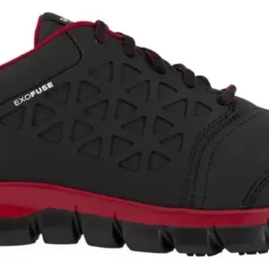 Tenis Reebok De Trabajo Con Casco,  Sd Antiestático Rb4058 Blk/red 31 Mx