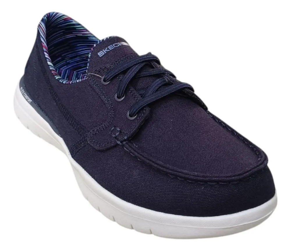 Tenis Skechers Dama Modelo Flex Náutico / 318896 Azul Marino - Image 2