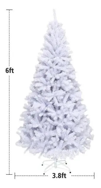 Árbol De Navidad Blanco Costway Cm22100 1.81m Blanco - Image 5
