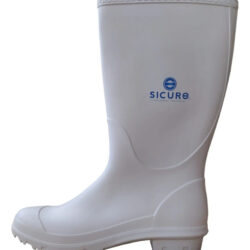 Bota De Hule Sicure Sin Casco Sic001wht Talla 25 Blanco 25 Mx