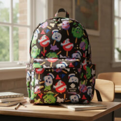 Mochila Urbana Loungefly Ghostbusters After Life Negra 16 Pulgadas Negro Estampado