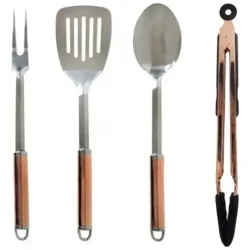 Utensilios Para Cocinar 4 Piezas  Acero Inoxidables Denmark Acero/cobre