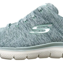 Tenis Skechers Originales Flex Appeal 2.0- High Energy 12756/sage Mujer Verde Lisa 7,0 Mx