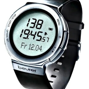 Smartwatch Puslometro Beurer Pm80 Acero, Correa Pectoral Acero Negro