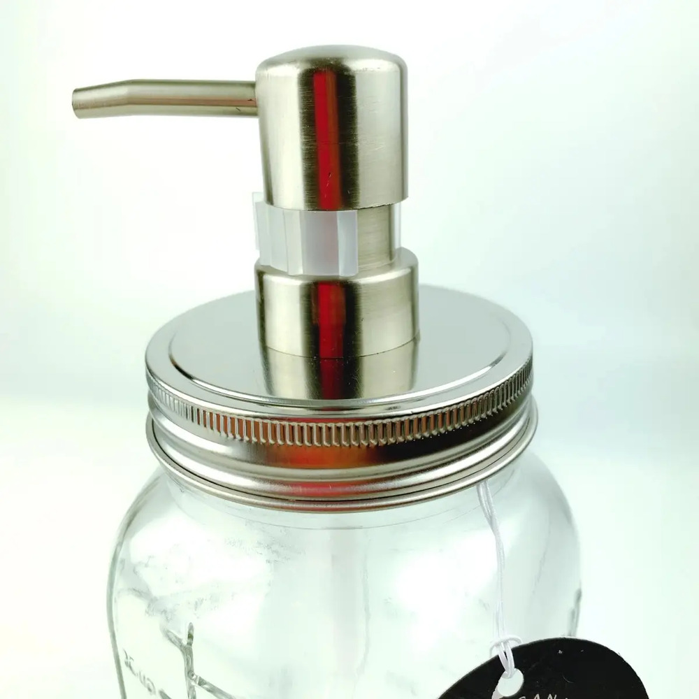 Jabonera Diseño Maison Mason Craft & More Lotion Pump Ttu-u3447 Color Cristal X Unidad - Image 5