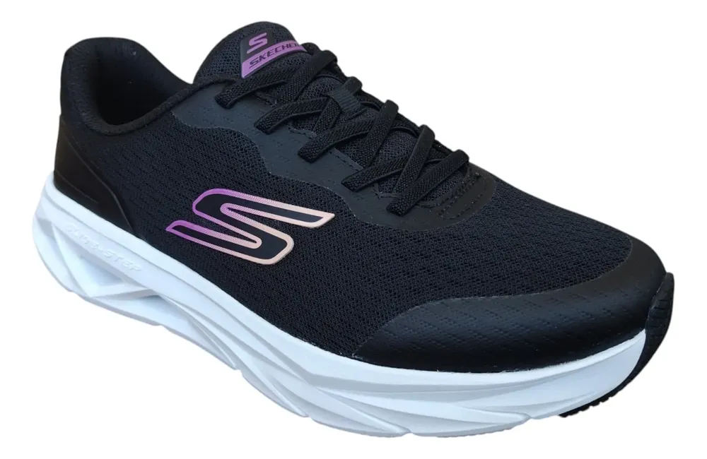Tenis Skechers Glide Step Dama Mod.129826/bkw Vortex-avalin Black Lisa 26.5 - Image 2