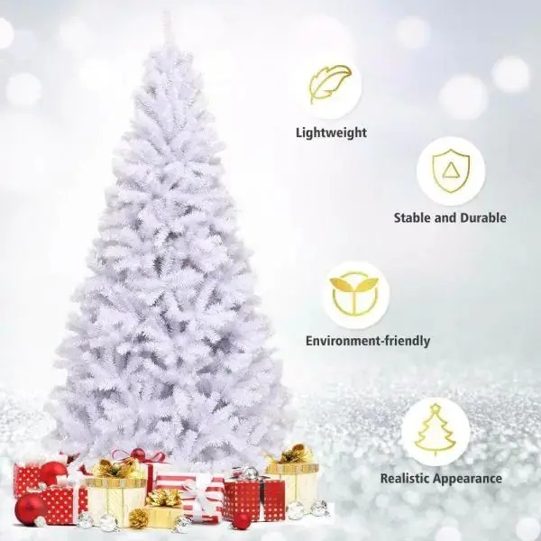 Árbol De Navidad Blanco Costway Cm22100 1.81m Blanco - Image 3
