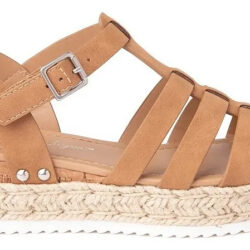 Sandalia Niña Marca Sarah-jayne Modelo Traders   Talla 22cm  Café Alpargatas 22 Mx