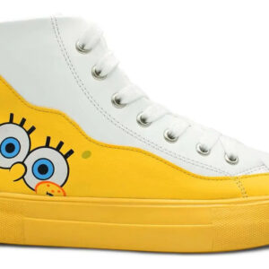 Tenis Botin Para Niños Original Bob Esponja Nickelodeon Wh