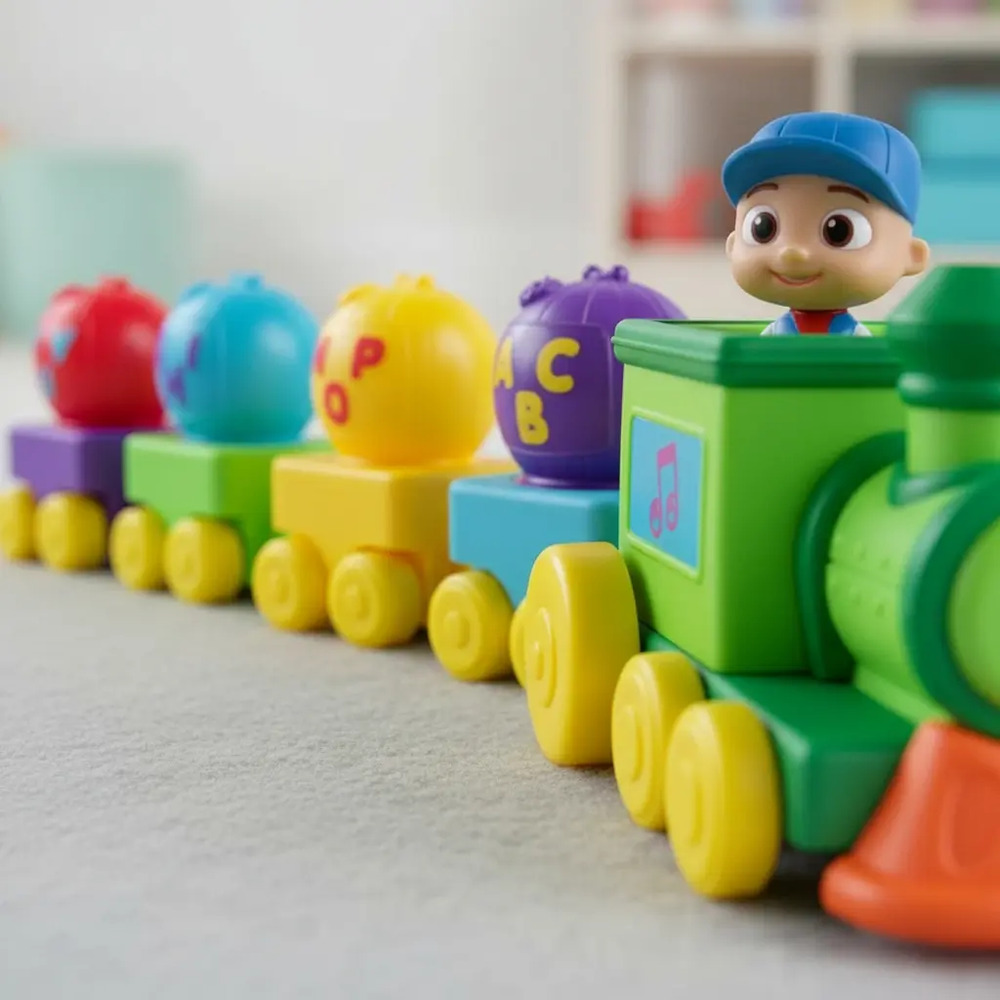 Cocomelon Tren Musical Alfabeto Inglés, En Caja De Regalo - Image 6