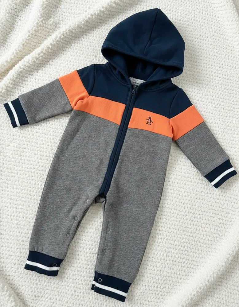 Mameluco Original Penguin Modelo Opb095rp Grey Multi - Image 6