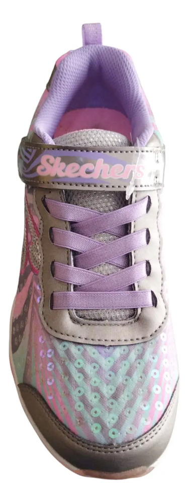 Tenis Skechers Original Niñas S Lights- Jelly Beams 10960l/ccmt - Image 6