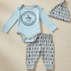 Mameluco Set 3 Piezas Original Penguin Modelo Opb145st