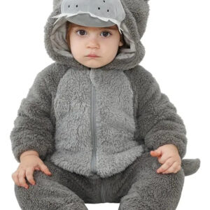 Disfraz Infantil De Lobo Gris Talla 2-3 Años Gris 2-3 Años