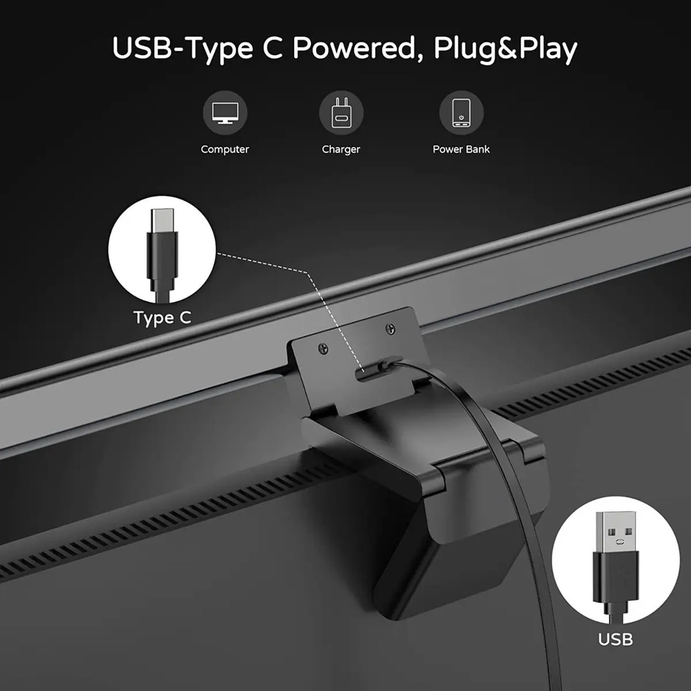 Barra De Luz Led Para Monitor De Computadora Marca Kablerika - Image 2