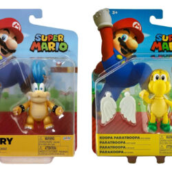 Set 2 Figuras De Mario Bros 10cm Larry Y Tortuga Paratropa