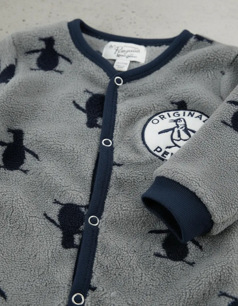 Mameluco Original Penguin Opb150rp Bebé Gris Multi - Image 5