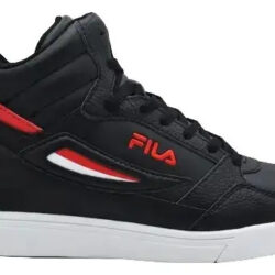 Tenis Originales Fila Jovenes Modelo Everge Talla 24.5cm Negro Liso 24.5 Mx