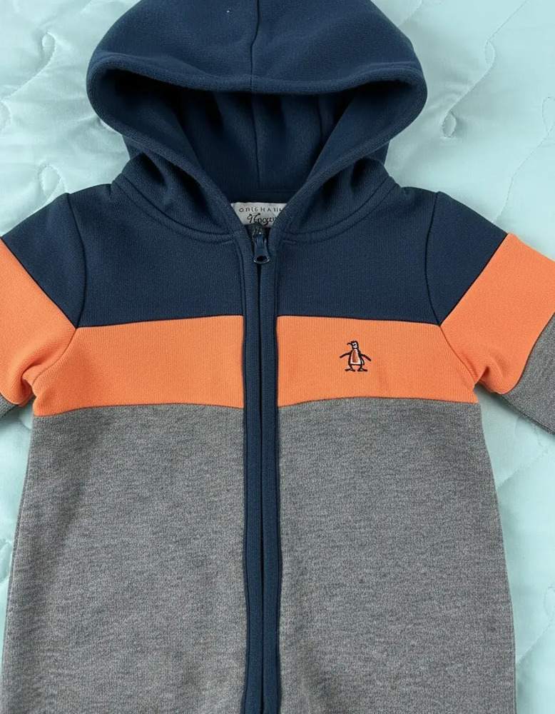 Mameluco Original Penguin Modelo Opb095rp Grey Multi - Image 5