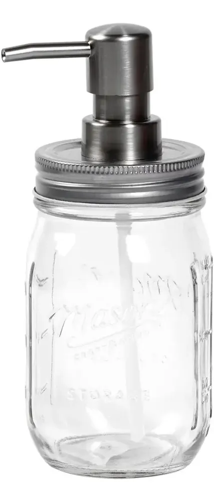 Jabonera Diseño Maison Mason Craft & More Lotion Pump Ttu-u3447 Color Cristal X Unidad - Image 4