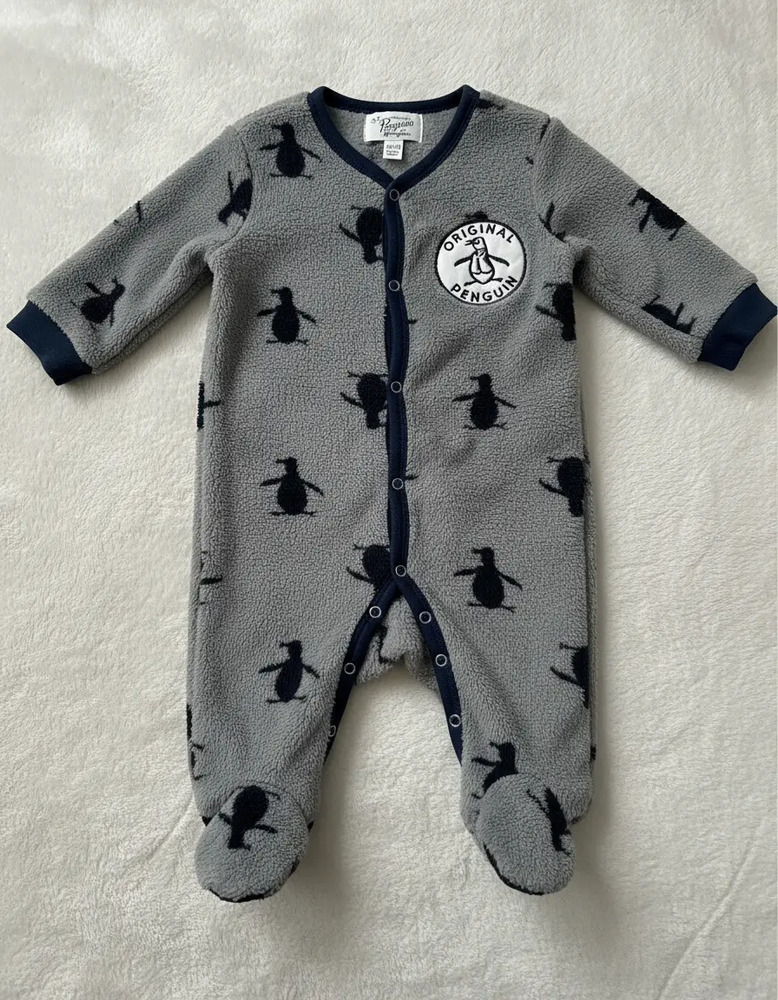 Mameluco Original Penguin Opb150rp Bebé Gris Multi - Image 2