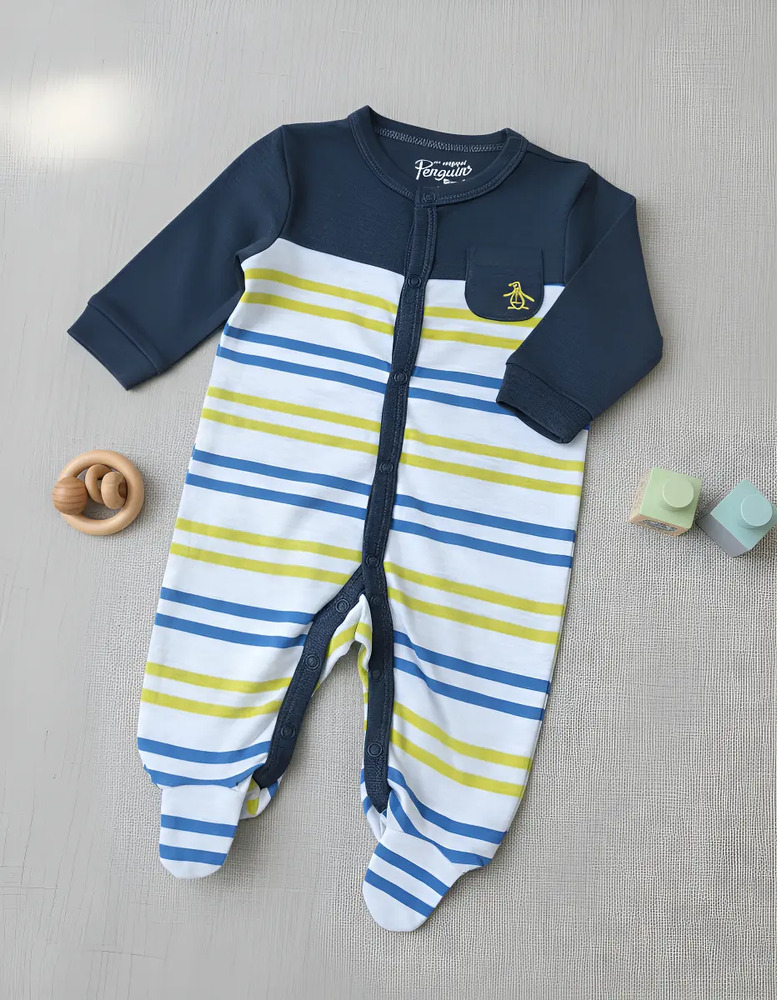 Mameluco Original Penguin Modelo Opb184rp Blue Multi - Image 2