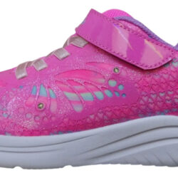 Tenis Skechers Niña Modelo Gillian Pkmt / 318294 Con Luz Rosa Con Luces Lisa 21 Mx