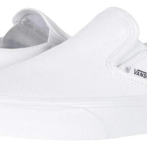 Tenis Originales Vans Classic Slip On True White Mod.499243