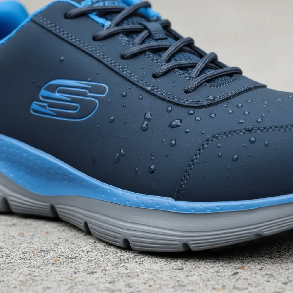 Tenis Skechers De Segurida Casco Acero Dielectri 200148/nvbl Azul Acero Navy 29.5 Mx - Image 4