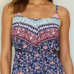 Tankini La Boheme Capas Camiseta Bañador Talla X L