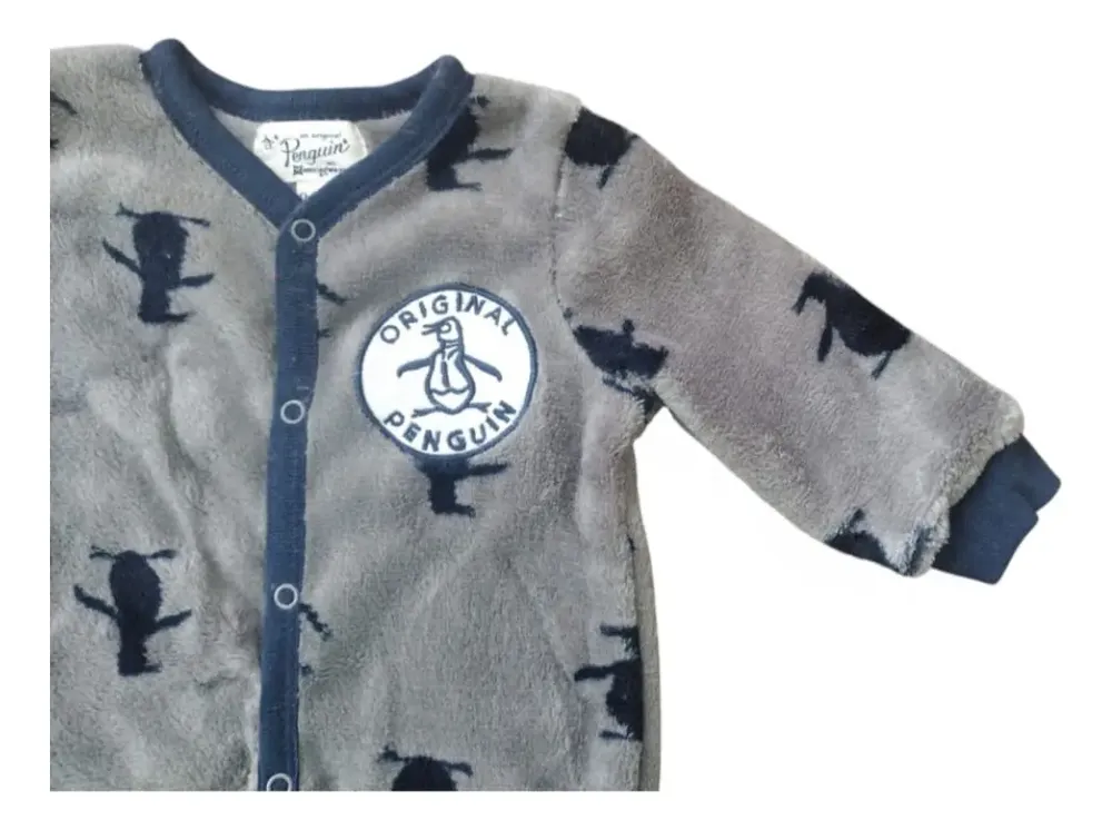 Mameluco Original Penguin Opb150rp Bebé Gris Multi - Image 3