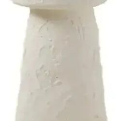 2 Portavelas, Candelabro De Terracota Marca Opalhouse Blanco