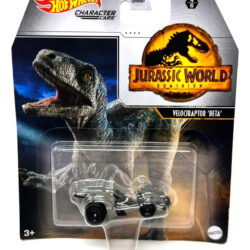 Hotwheels  Jurassic World- Velociraptor 'beta'  Grm81 Gris Con Azul
