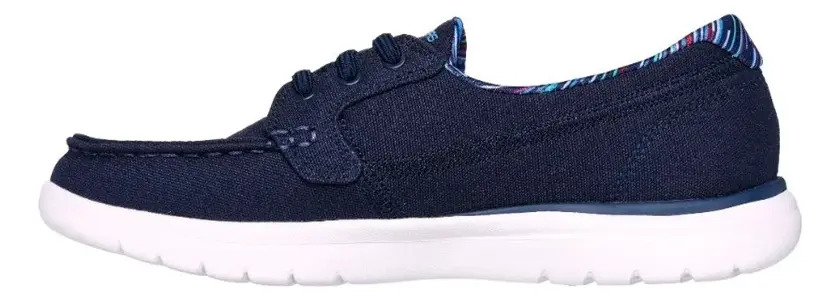 Tenis Skechers Dama Modelo Flex Náutico / 318896 Azul Marino - Image 3