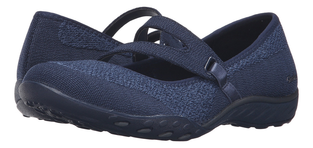 Tenis Skechers Originales Breathe Easy Lucky Lady 23005/nvy - Image 3