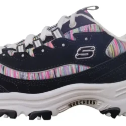 Tenis Skechers Originales D' Lites- Interlude  11978w-bkmt Negro/multicolor Geométrico 3.5 Mx