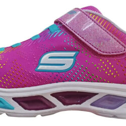 Tenis Skechers Originales Niña Slights Litebeams- Luz Led- Gleam N'dream 10959l/npmt