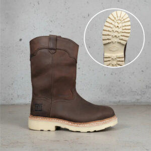 Bota De Seguridad Frye Supply Casco Acero,antiderra Fr40303 Cafe 29.5 Mx